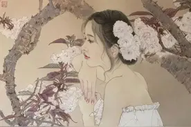 任乘鋈唯美工笔人物作品欣赏图片