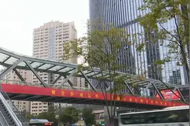 人行天桥手扶电梯停用近两月 市民觉得浪费资源图片