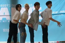 韩男星赵权排练音乐剧，脚踩高跟鞋热舞妖娆图片