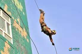 张张精彩！“飞檐走壁”的武警小哥哥太帅了图片