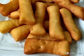 儿子最喜欢吃此面食，外酥里糯，个个空心，比面包还好吃图片