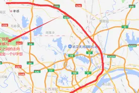 京广铁路在孝感与武汉之间的走向呈U字型，背后的原因你了解吗？图片