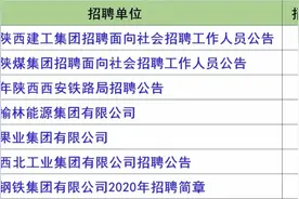 月工资9800元！陕西公开招聘7000人！不限户籍图片