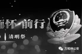 默哀·致敬丨万柏林公安全体民警、辅警人员致敬英雄 缅怀同胞！图片