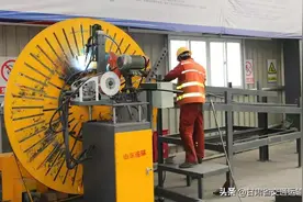 敦当项目钢筋加工实现自动化图片