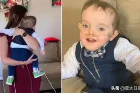 美国2岁男孩患病随时可能离世，母子盛装共舞留回忆图片