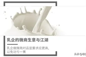 乳企的微商生意与江湖图片