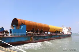 “定海神针”漳州造！海上风电单桩在漳州港交付图片