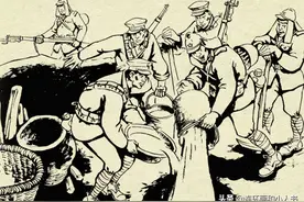 连环画地道战7：传宝决定从锅台洞口突围，打敌人个措手不及图片