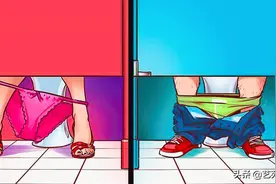 这10幅插画让我们明白，公共卫生间的门为什么很短？你肯定没想到图片