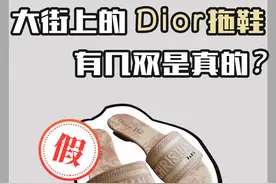 奢侈品鉴定：DIOR刺绣拖鞋图片