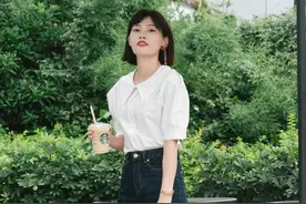容易被忽视的“牛仔裤”，没想到今夏这么时髦，遮肉显高统统可以图片
