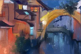 壁纸 |你是落日弥漫的橘，天边透亮的星图片