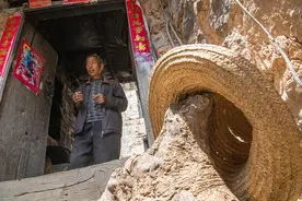 太行山古村落里的传统民俗，老人活着自己备寿材，备好寿材人长寿图片