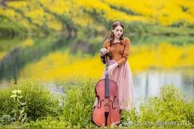麦田·油菜花·唯美人像 / 500PX摄影师：像 影图片