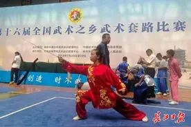 武汉“太极剑女侠”全国武术套路比赛夺魁图片