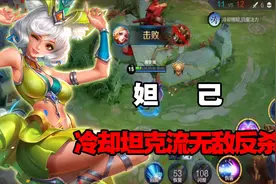 妲己新版本冷却坦克流无敌反杀，刺客遇到没有任何突击想法图片