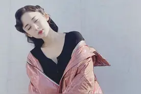 古力娜扎真任性！外穿“打底裤”搭羽绒服，这才是真正的腿精图片
