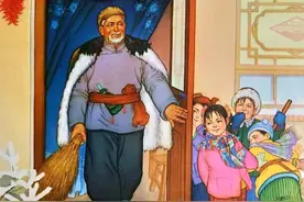 10万幅修复版高清年画，一张温暖了几代人的年画，谁又替我把雪扫图片