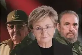 卡斯特罗妹妹为何叛逃美国？卡斯特罗逝世，妹妹在电视机前流泪图片