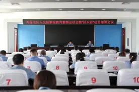 苏家屯区人民检察院召开教育整顿总结会暨“回头看”动员部署会议图片