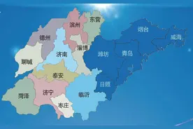 山东十六地市城市等级划分，均衡发展，厉害了我的大山东图片