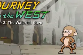 少儿英语——全英文动画版《西游记》The Waterfall Cave图片