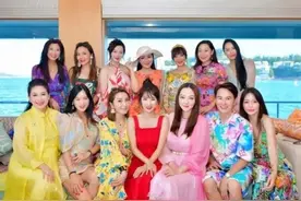 阔太李念游艇上庆生，获豪华闺蜜团作陪，打扮招摇像是选美现场图片