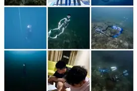 陈学冬教黄景瑜盛一伦潜水 并相约要一起保护海洋 三个帅哥好养眼图片