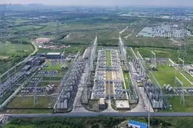 东吴1000千伏特高压交流变电站扩建工程投运图片