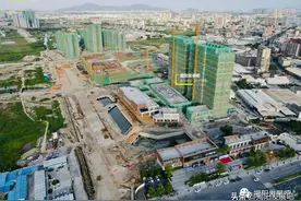 12万方商业体即将成型丨走进今日揭阳中骏世界城建设现场图片