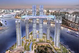 重庆建了座横着长的大楼，250米廊桥破纪录，却被人质疑不合理视频封面