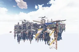 《我的世界》大神坐拥巨型蒸汽风格空天堡垒 战力碾压双末影龙图片