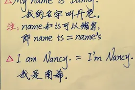 知识卡【做自我介绍的两种句型】三年级上册 小学英语图片