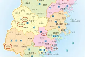 福建省有哪些县不通铁路？（附福建省及各市标准地图）图片