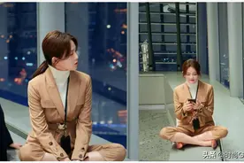 江君的衣服是网红款还没质感？她的西装配毛衣明明都很大气显高级图片