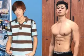 中国男人增肌成功后，能有多帅？网友：真是整容式蜕变图片