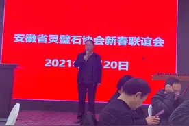 安徽省灵璧石协会举办新春联谊会图片