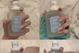 温柔纯欲的水滴美甲，显白又可爱，夏日风拉满图片