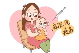 宝宝满八个月，打了让人闻风丧胆的麻腮风疫苗图片