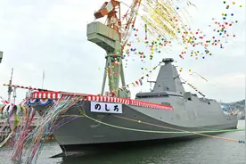 日本开启造舰下饺子模式？新隐形护卫舰3号舰刚下水，4号就已现身图片
