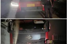 【桐庐交警守护平安年】凌晨，“百吨王”又来了，这次爆证没商量！图片