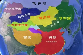假如满清没入关，华夏面积有多大？图片