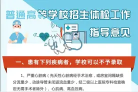 填报志愿必读！高考体检结果都说了什么？图片