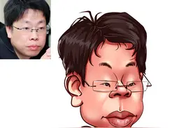 男生系列的夸张风格肖像漫画，生动传神，幽默风趣图片
