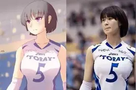 还是日本人会玩，将女排队员变成二次元，不愁体育没人看图片