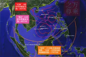 坐断南海，计算中国南海5个岛屿阻挡美国海军两艘航母的能力图片