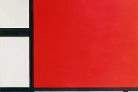 Mondrian 的彩色格子图片