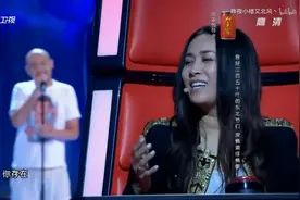 好声音十四强，开嗓，那英就被征服，说他铁汉柔情图片