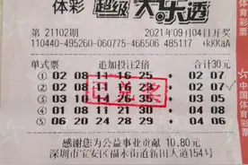 停售前4分钟紧急出票擒5416万头奖！深圳大乐透4倍追加得主现身图片